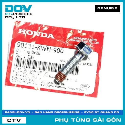 BU LÔNG 8X28 | HONDA PARTS CODE 90131KWN900 — 90131KWN900