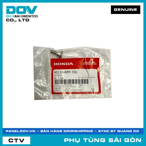 VÍT 5X14 | HONDA PARTS CODE 90134KPPT00 — 90134KPPT00