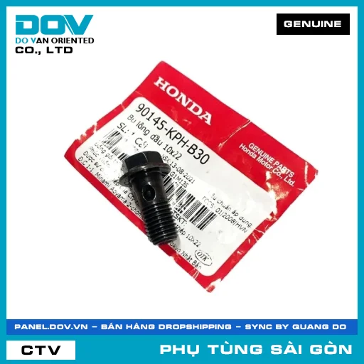 BU LÔNG NHỚT 10X22 | HONDA PARTS CODE 90145KPHB30 — 90145KPHB30