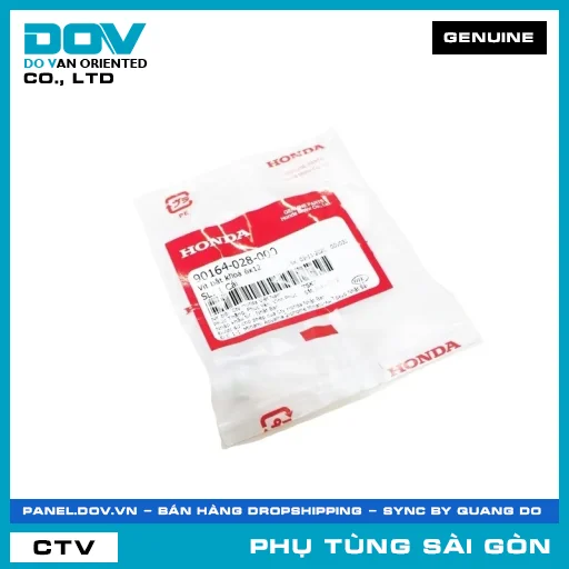 VÍT BẮT KHOÁ 6X12 | HONDA PARTS CODE 90164028000 — 90164028000
