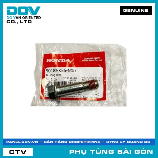BU LÔNG 10X41 | HONDA PARTS CODE 90182K56N00 — 90182K56N00
