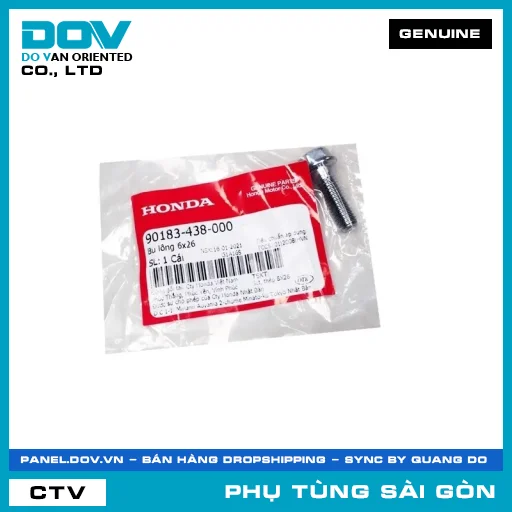 BU LÔNG 6X26 | HONDA PARTS CODE 90183438000 — 90183438000