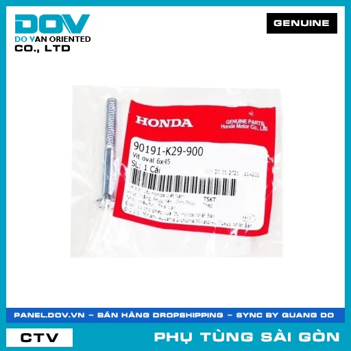 VÍT 6X45 | HONDA PARTS CODE 90191K29900 — 90191K29900
