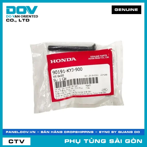 VÍT 6X50 | HONDA PARTS CODE 90191KYJ900 — 90191KYJ900