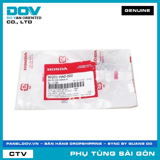 ĐAI ỐC MŨ 10MM A | HONDA PARTS CODE 90201HA0000 — 90201HA0000