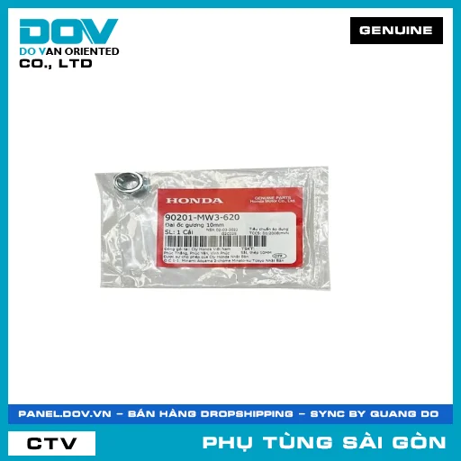 ĐAI ỐC KIẾNG 10MM | HONDA PARTS CODE 90201MW3620 — 90201MW3620