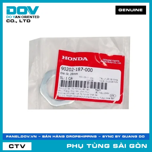 ĐAI ỐC 28MM | HONDA PARTS CODE 90202187000 — 90202187000