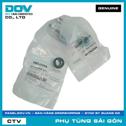 ĐAI ỐC 12MM | HONDA PARTS CODE 90306K66V01 — 90306K66V01