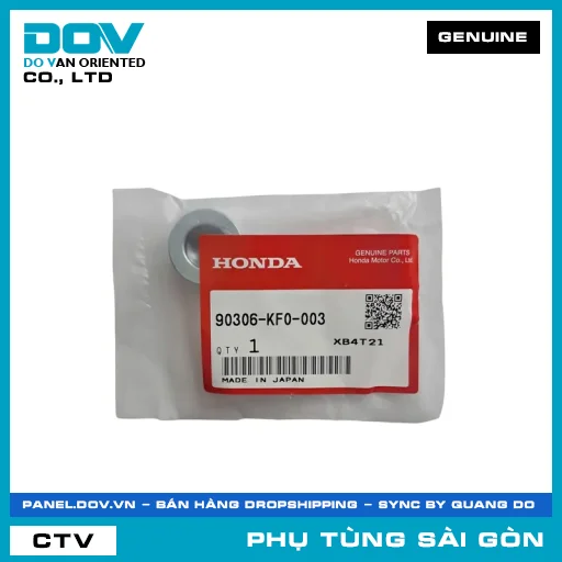 ĐAI ỐC 12MM | HONDA PARTS CODE 90306KF0003 — 90306KF0003