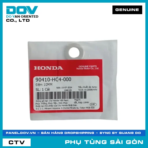 ĐỆM 10MM | HONDA PARTS CODE 90410HC4000 — 90410HC4000