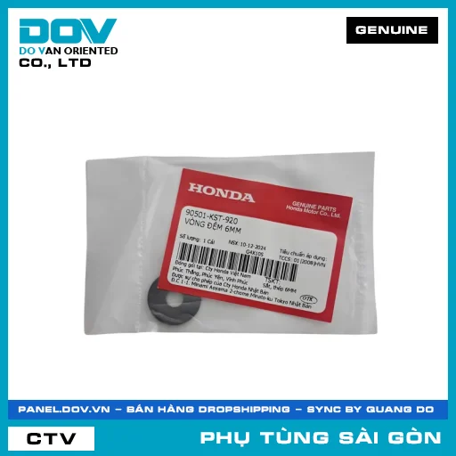 LONG ĐỀN 6MM | HONDA PARTS CODE 90501KST920 — 90501KST920