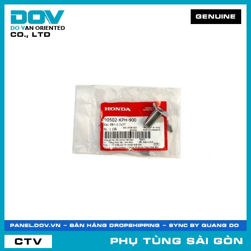 BẠC ĐỆM 6.2X20 | HONDA PARTS CODE 90502KPH900 — 90502KPH900
