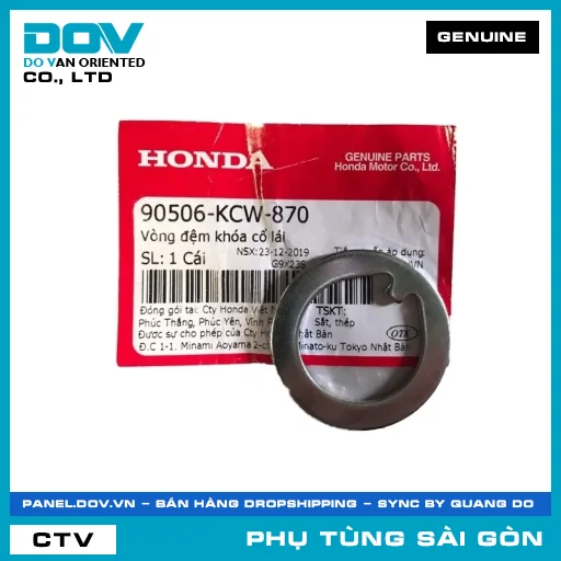 LONG ĐỀN KHÓA CỔ LÁI | HONDA PARTS CODE 90506KCW870 — 90506KCW870