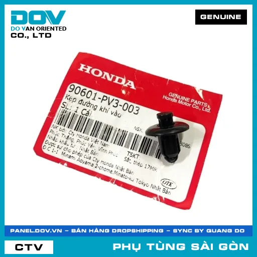 KẸP ĐƯỜNG GIÓ VÀO | HONDA PARTS CODE 90601PV3003 — 90601PV3003