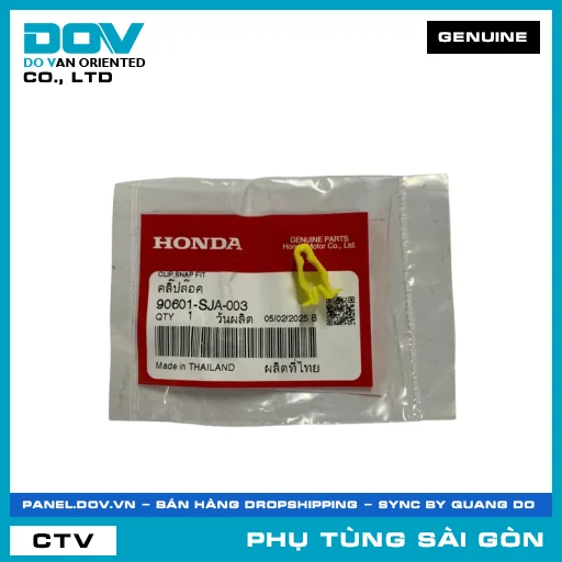 KẸP NẮP SAU TAY LÁI | HONDA PARTS CODE 90601SJA003 — 90601SJA003