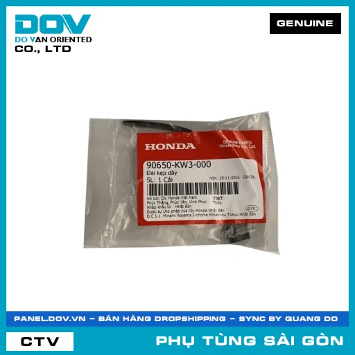 ĐAI KẸP DÂY | HONDA PARTS CODE 90650KW3000 — 90650KW3000