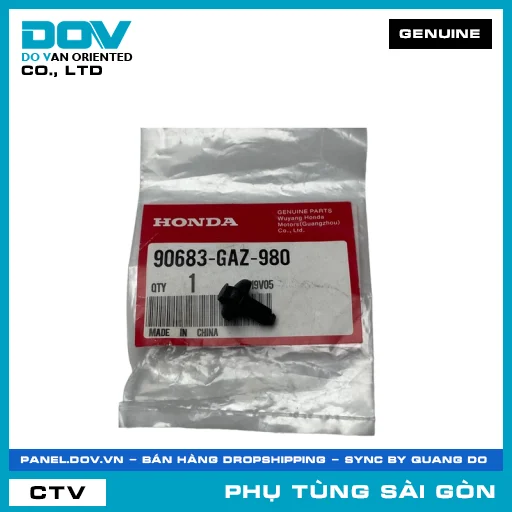 VÍT NHỰA NỞ | HONDA PARTS CODE 90683GAZ980 — 90683GAZ980