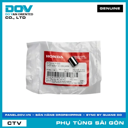 CHỐT ĐỊNH VỊ 10X14MM | HONDA PARTS CODE 90703HC4000 — 90703HC4000