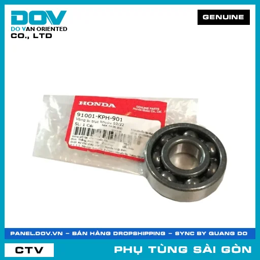 VÒNG BI TRỤC KHUỶU 63/22 | HONDA PARTS CODE 91001KPH901 — 91001KPH901