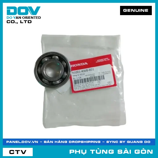 VÒNG BI 63/22 | HONDA PARTS CODE 91001KWB601 — 91001KWB601
