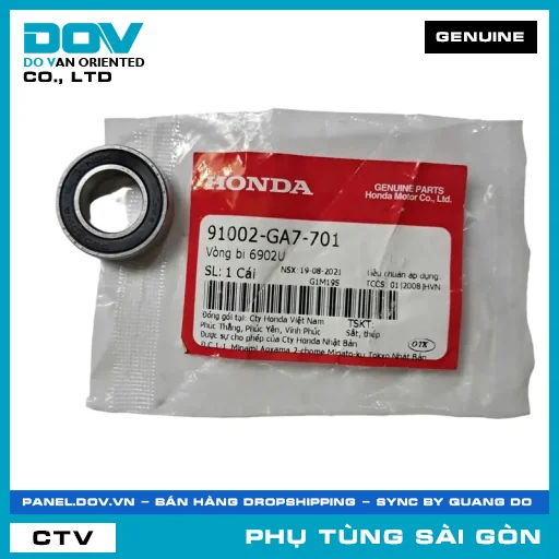 VÒNG BI 6902U | HONDA PARTS CODE 91002GA7701 — 91002GA7701