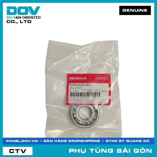 VÒNG BI 6204 | HONDA PARTS CODE 91003KZR601 — 91003KZR601