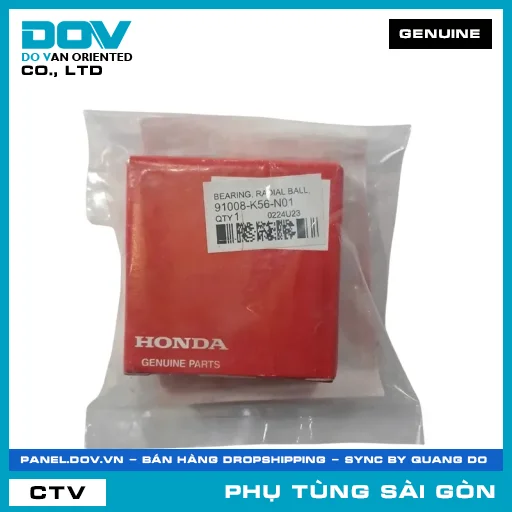 VÒNG BI 6301 | HONDA PARTS CODE 91008K56N01 — 91008K56N01
