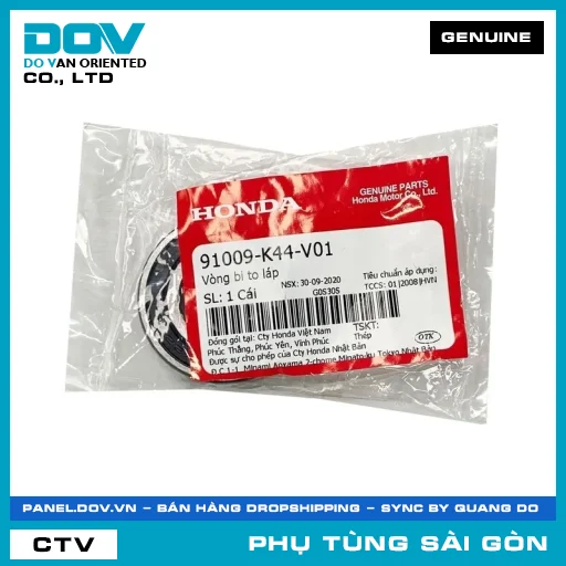 VÒNG BI 60/22UU | HONDA PARTS CODE 91009K44V01 — 91009K44V01