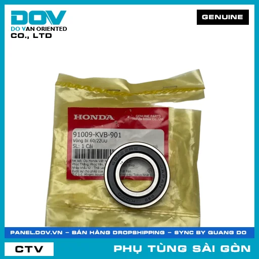 VÒNG BI 60/22UU | HONDA PARTS CODE 91009KVB901 — 91009KVB901