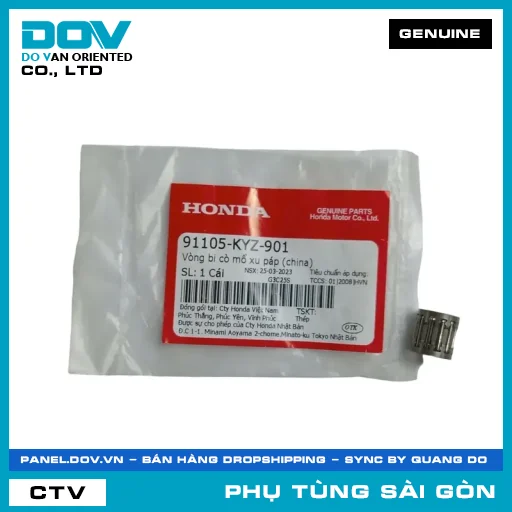 VÒNG BI CÒ MỔ XU PÁP | HONDA PARTS CODE 91105KYZ901 — 91105KYZ901
