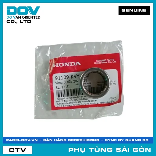 VÒNG BI ĐŨA 20X29X18 | HONDA PARTS CODE 91109KVY902 — 91109KVY902