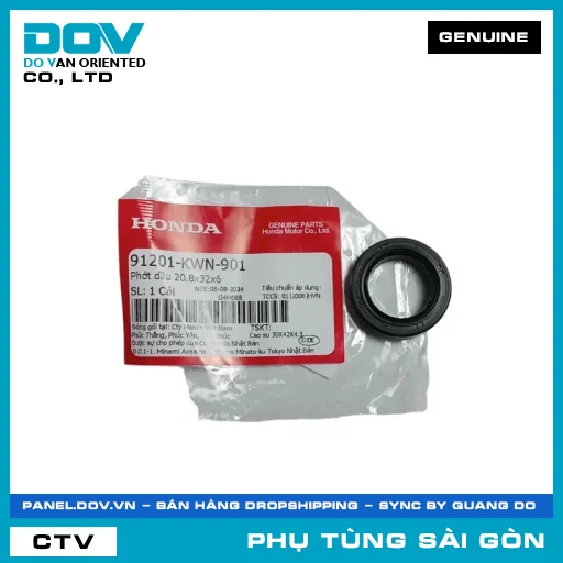 PHỐT NHỚT 20.8X32X6 | HONDA PARTS CODE 91201KWN901 — 91201KWN901