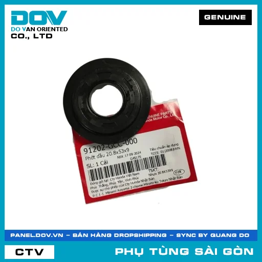 PHỐT NHỚT 20.8X53X9 | HONDA PARTS CODE 91202GCC000 — 91202GCC000