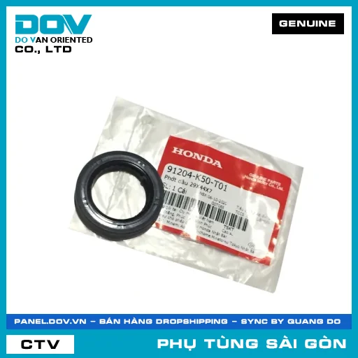 PHỐT NHỚT 29X44X7 | HONDA PARTS CODE 91204K50T01 — 91204K50T01