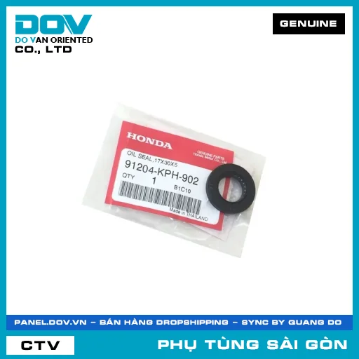 PHỐT NHỚT 17X30X5 | HONDA PARTS CODE 91204KPH902 — 91204KPH902