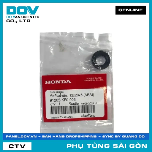 PHỐT NHỚT 12X20X5 | HONDA PARTS CODE 91205KF0003 — 91205KF0003