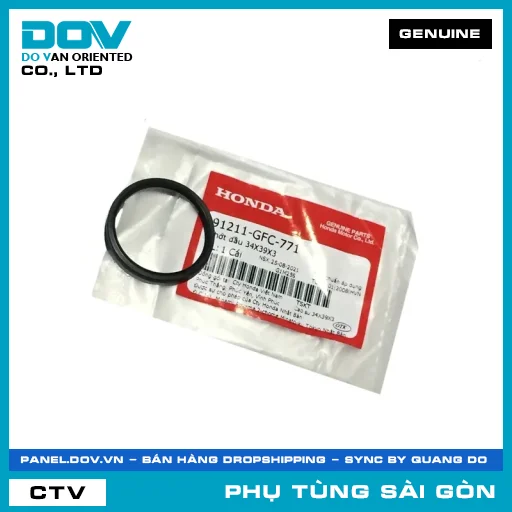 PHỐT NHỚT 34X39X3 | HONDA PARTS CODE 91211GFC771 — 91211GFC771