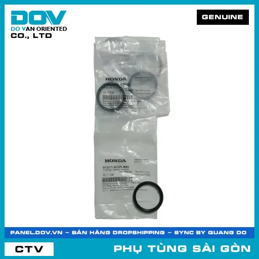 PHỐT NHỚT 34X41X4 MÁ PULY | HONDA PARTS CODE 91211KCW880 — 91211KCW880