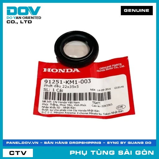 PHỐT NHỚT 22X35X5 | HONDA PARTS CODE 91251KM1003 — 91251KM1003