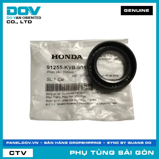 PHỐT NHỚT 29X44X7 | HONDA PARTS CODE 91255KVB901 — 91255KVB901