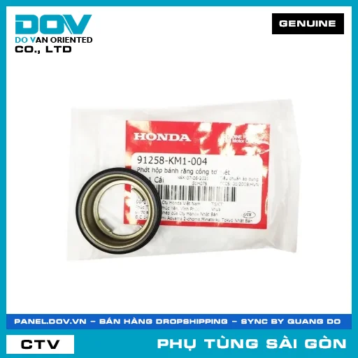 PHỐT HỘP BÁNH RĂNG CÔNG TƠ MÉT | HONDA PARTS CODE 91258KM1004 — 91258KM1004