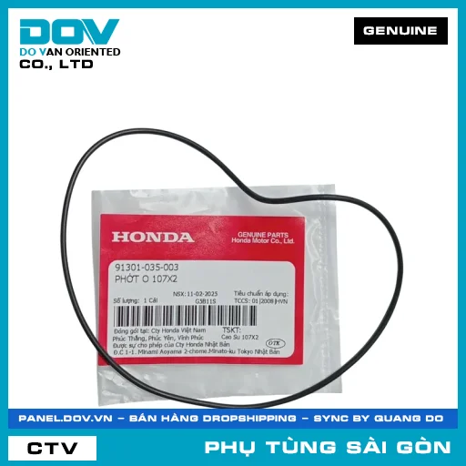 PHỐT O 107X2 | HONDA PARTS CODE 91301035003 — 91301035003