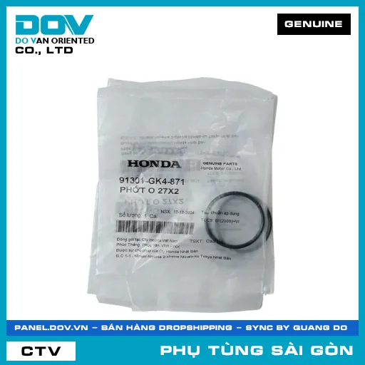PHỐT O 27X2 | HONDA PARTS CODE 91301GK4871 — 91301GK4871