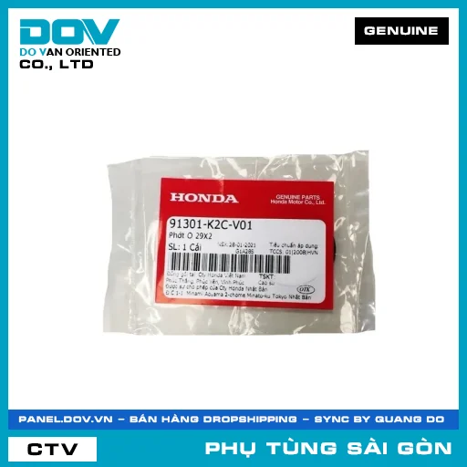 PHỐT O 29X2 | HONDA PARTS CODE 91301K2CV01 — 91301K2CV01