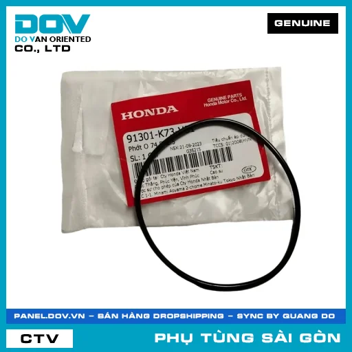 PHỐT O 74.5X2.5 | HONDA PARTS CODE 91301K73V81 — 91301K73V81