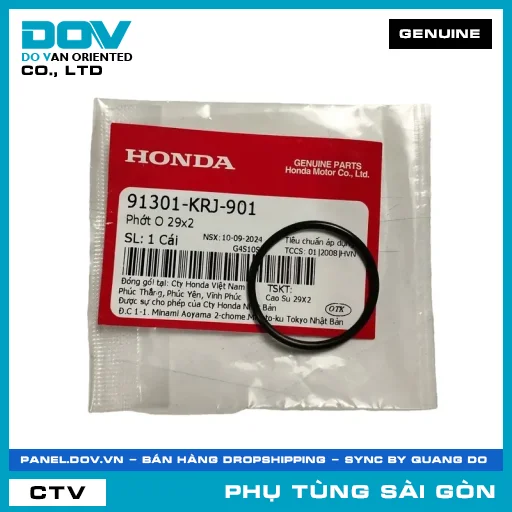 PHỐT O 29X2 | HONDA PARTS CODE 91301KRJ901 — 91301KRJ901