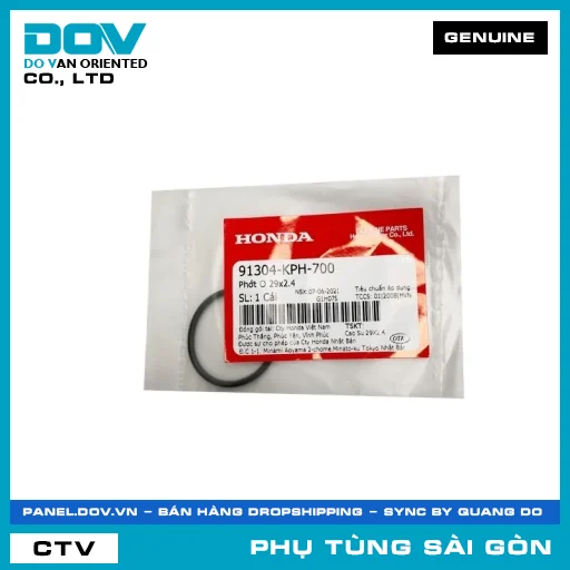 PHỐT O 29X2.4 | HONDA PARTS CODE 91304KPH700 — 91304KPH700
