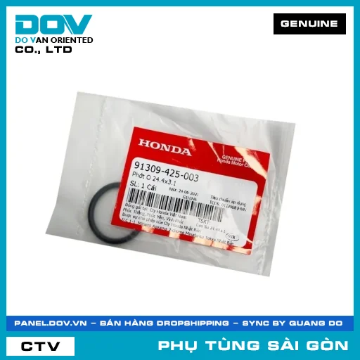 PHỐT O 24.4X3.1 | HONDA PARTS CODE 91309425003 — 91309425003