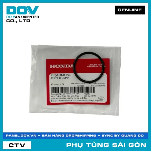 PHỐT O 30MM | HONDA PARTS CODE 91356KGH901 — 91356KGH901