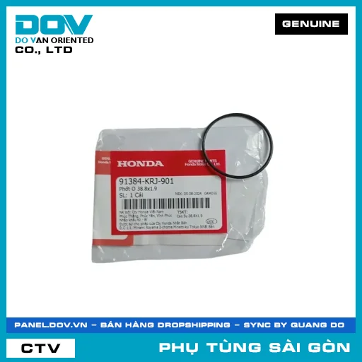 PHỐT O 38.8X1.9 | HONDA PARTS CODE 91384KRJ901 — 91384KRJ901